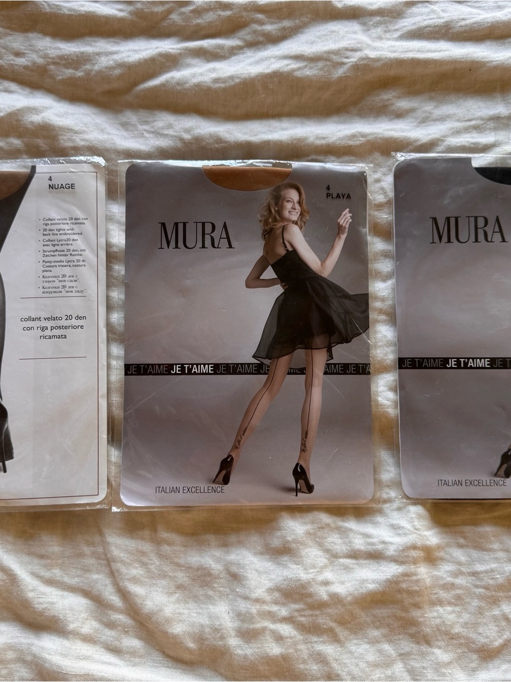 Mura Sheer Back-Seam Tights